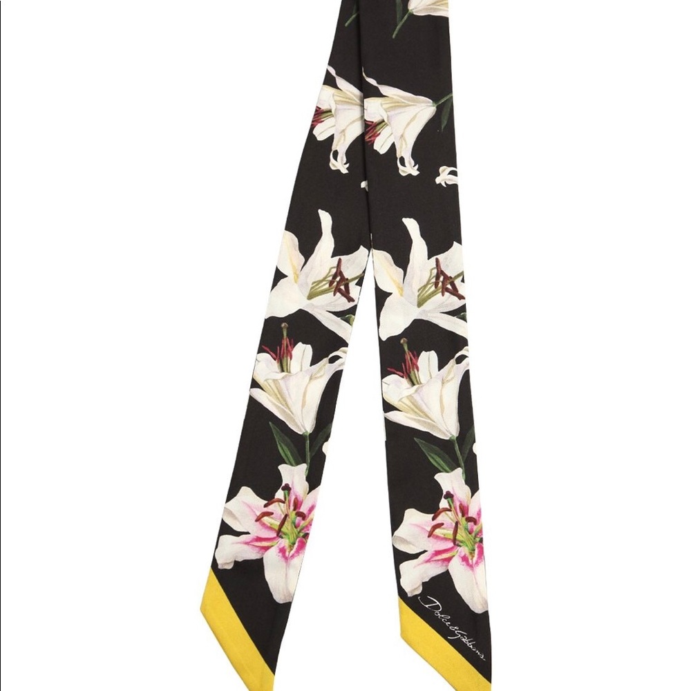 Dolce & Gabbana Silk Neck Scarf